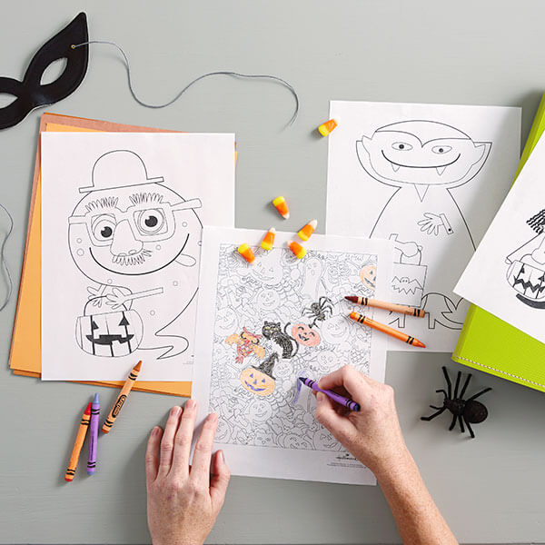 Halloween coloring pages inspiration