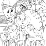 The nightmare before christmas coloring pages