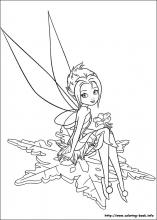 Tinkerbell coloring pages on coloring