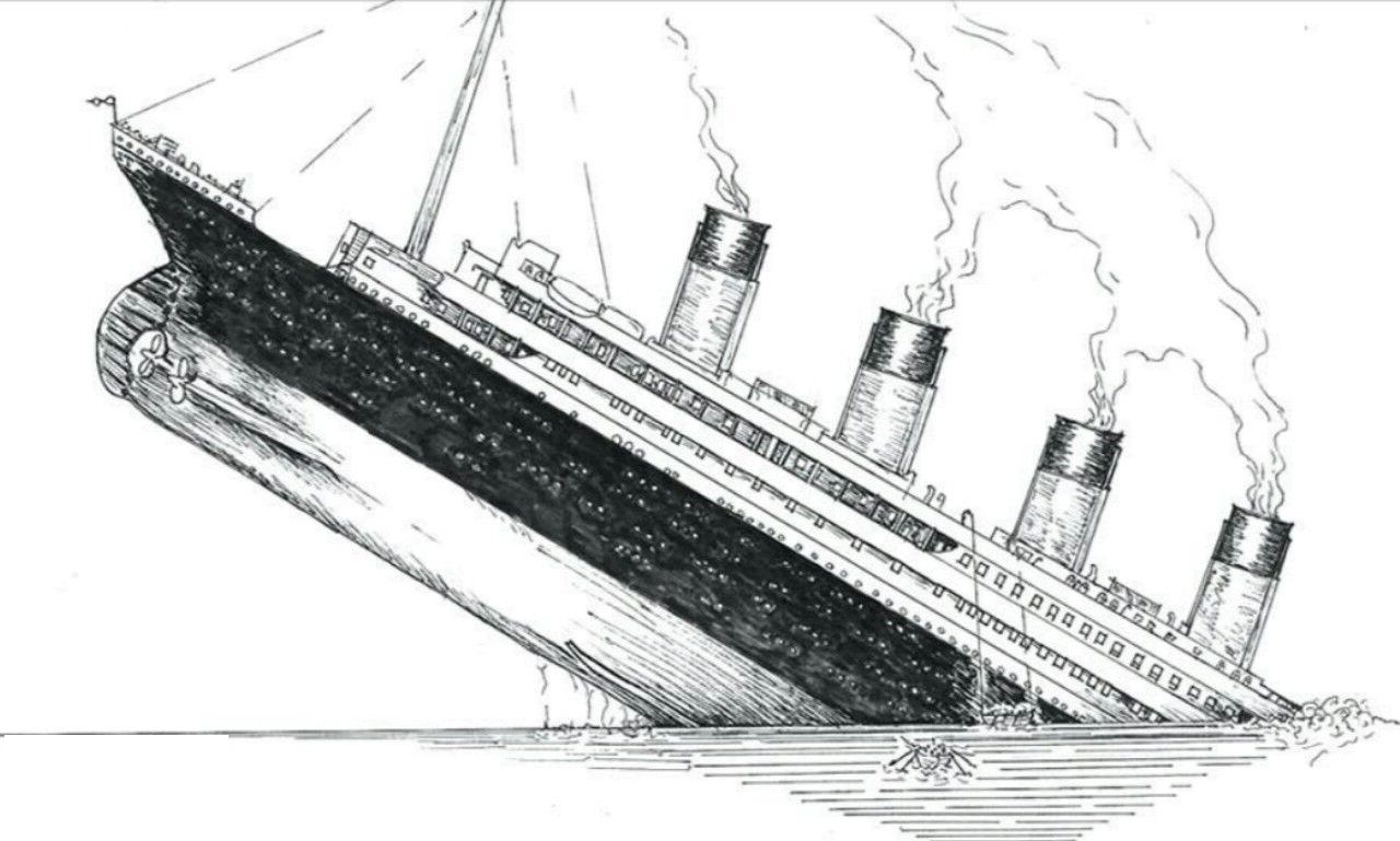 Printable titanic coloring pages pdf