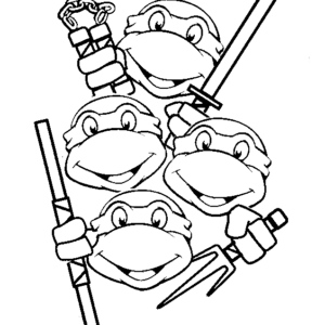 Ninja turtles coloring pages printable for free download