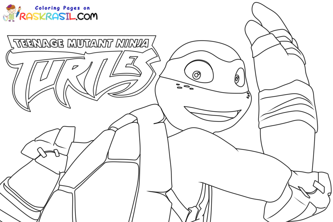 Teenage mutant ninja turtles coloring pages