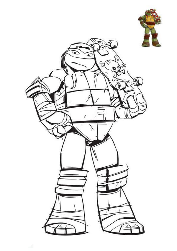 Teenage mutant ninja turtles coloring pages â wonder