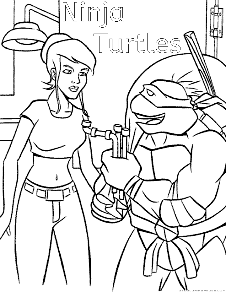 Ninja turtles coloring pages