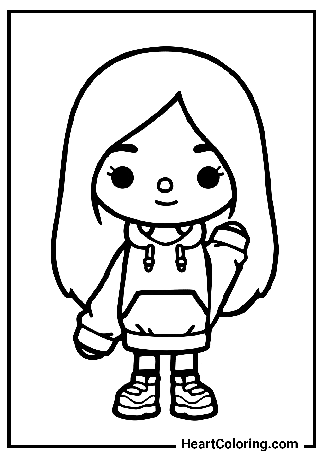 Toca boca coloring pages