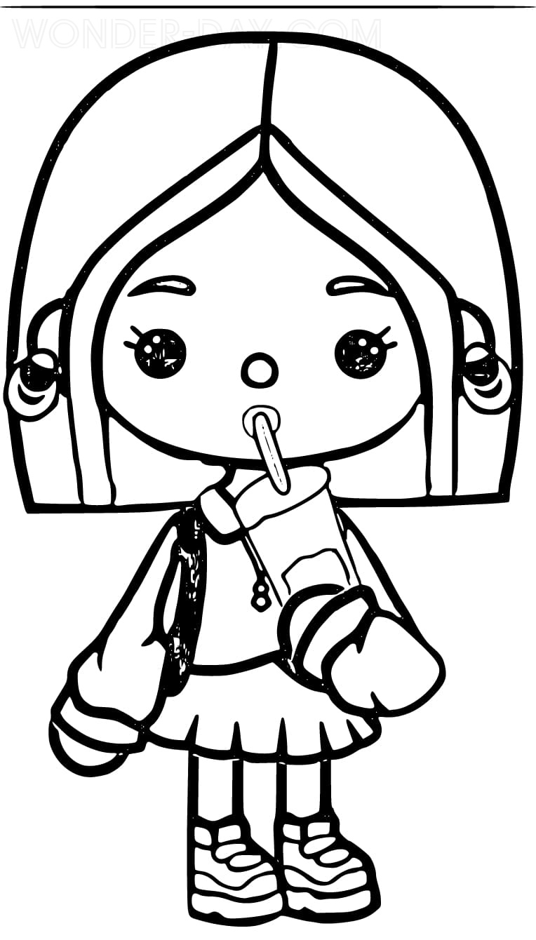 Toca boca coloring pages