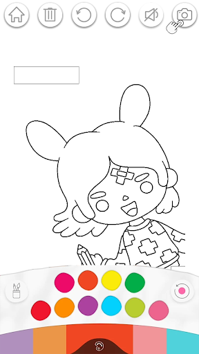 Toca coloring boca by glitter