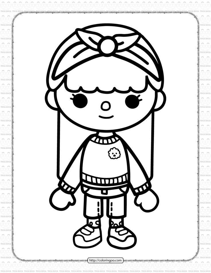 Toca life coloring pages coloring pages cartoon coloring pages kids colouring printables