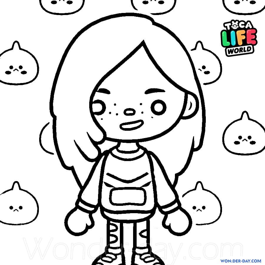 Download or print this amazing coloring page toca boca life coloring pages