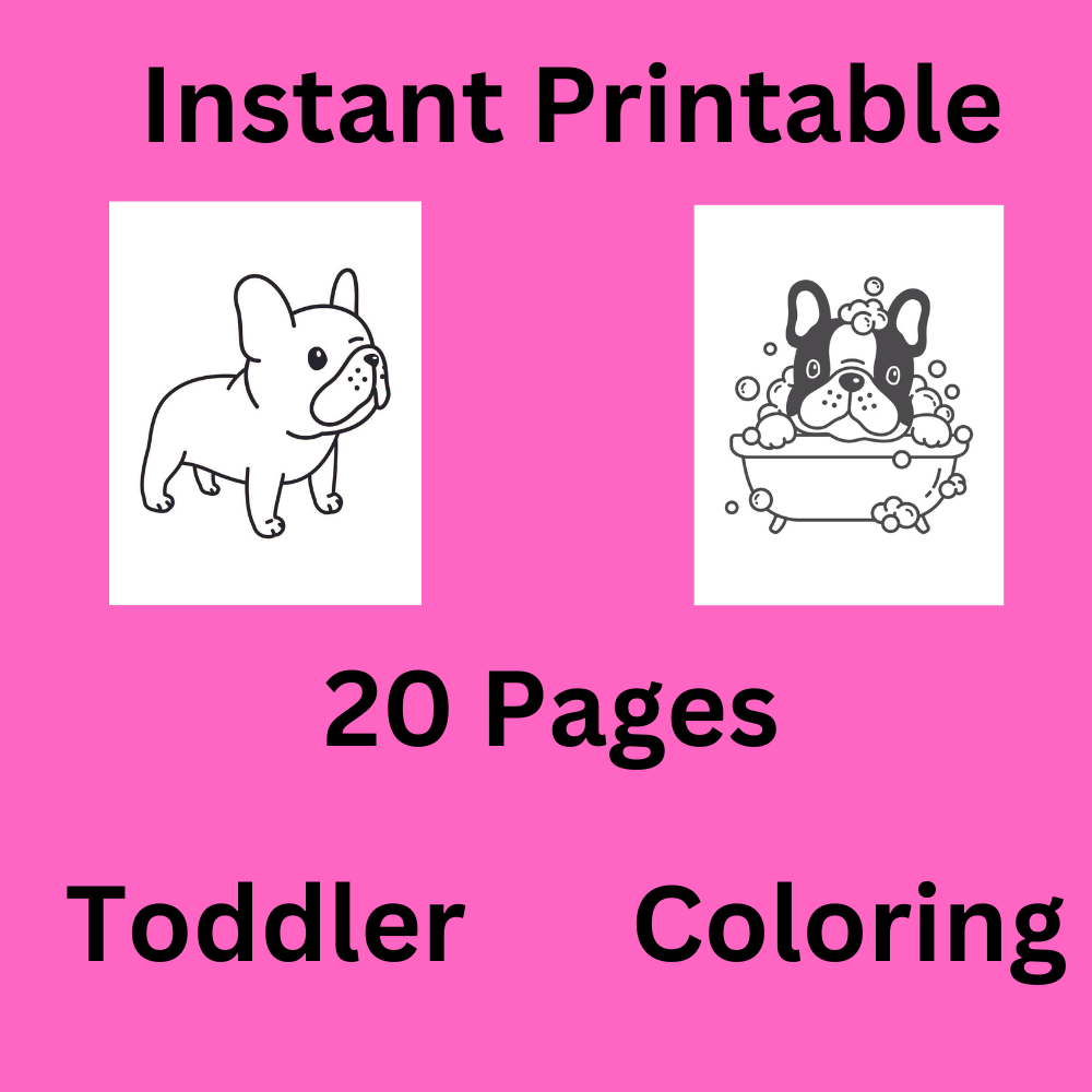 Printable coloring book for toddlers