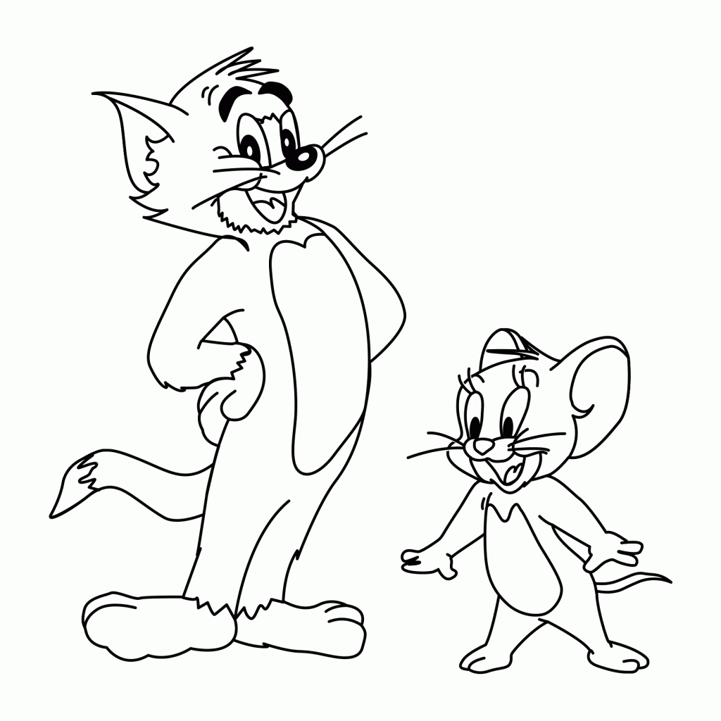 Free printable tom and jerry coloring pages for kids cartoon coloring pages coloring pages free coloring pages