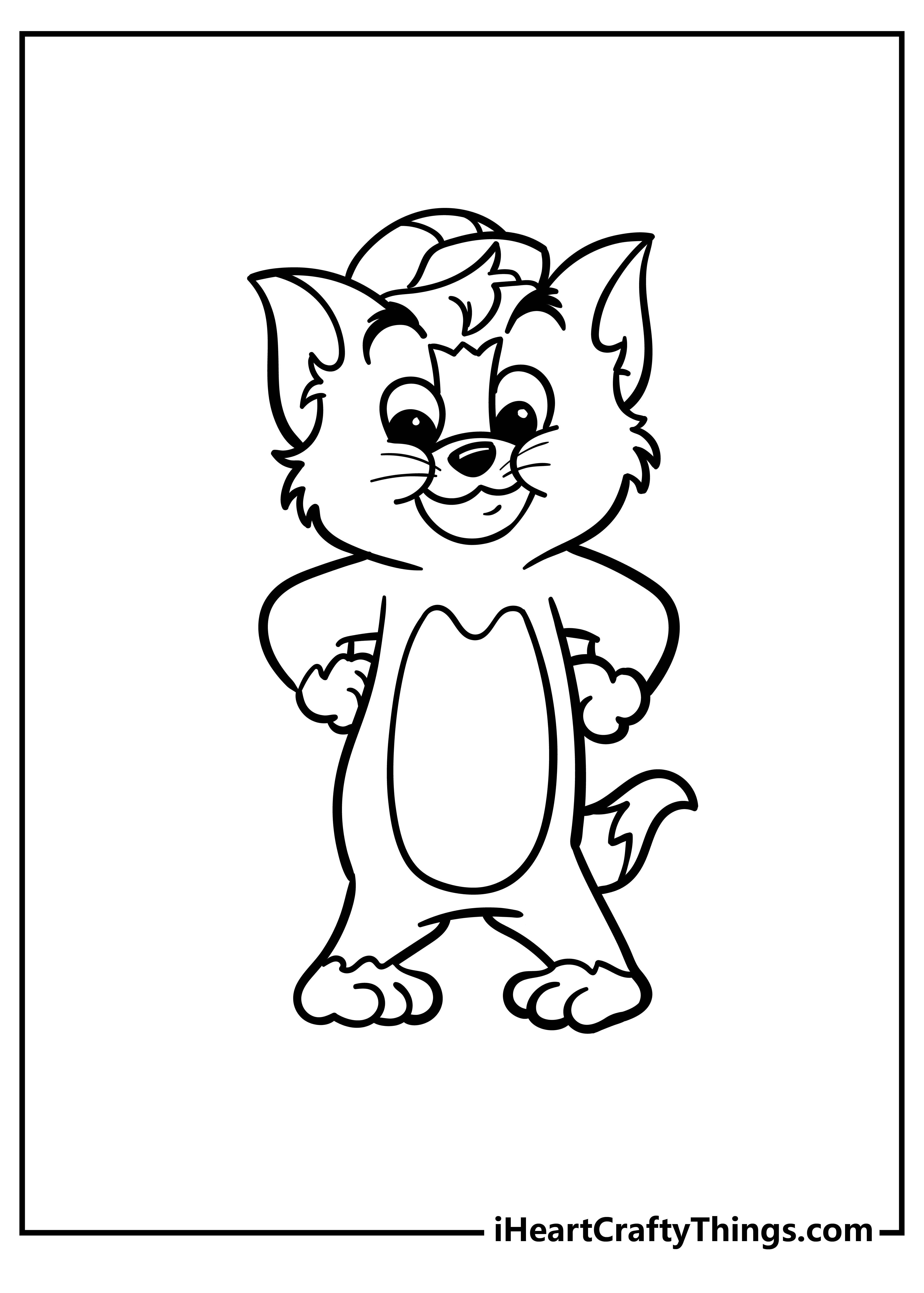 Tom and jerry coloring pages free printables