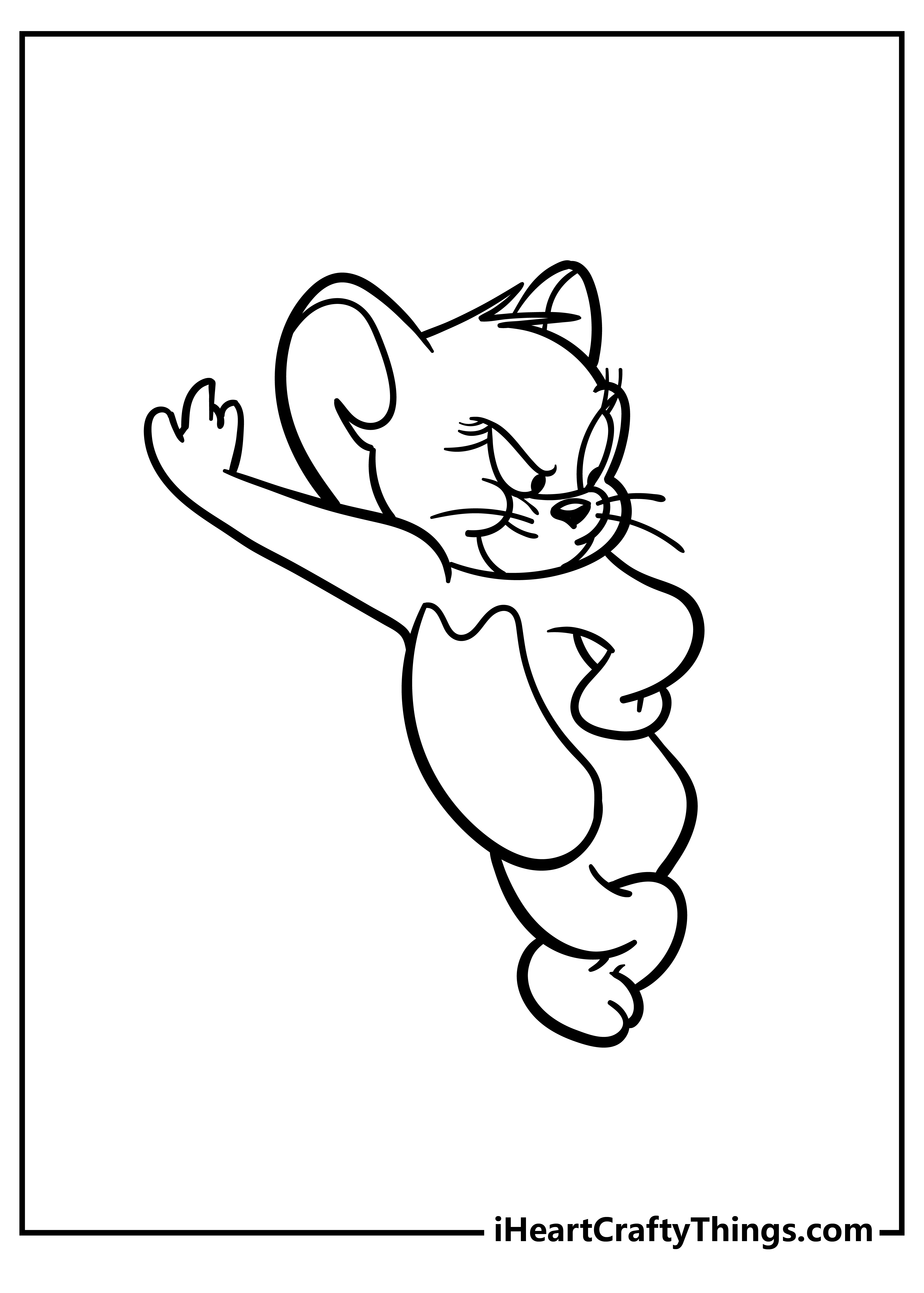 Tom and jerry coloring pages free printables