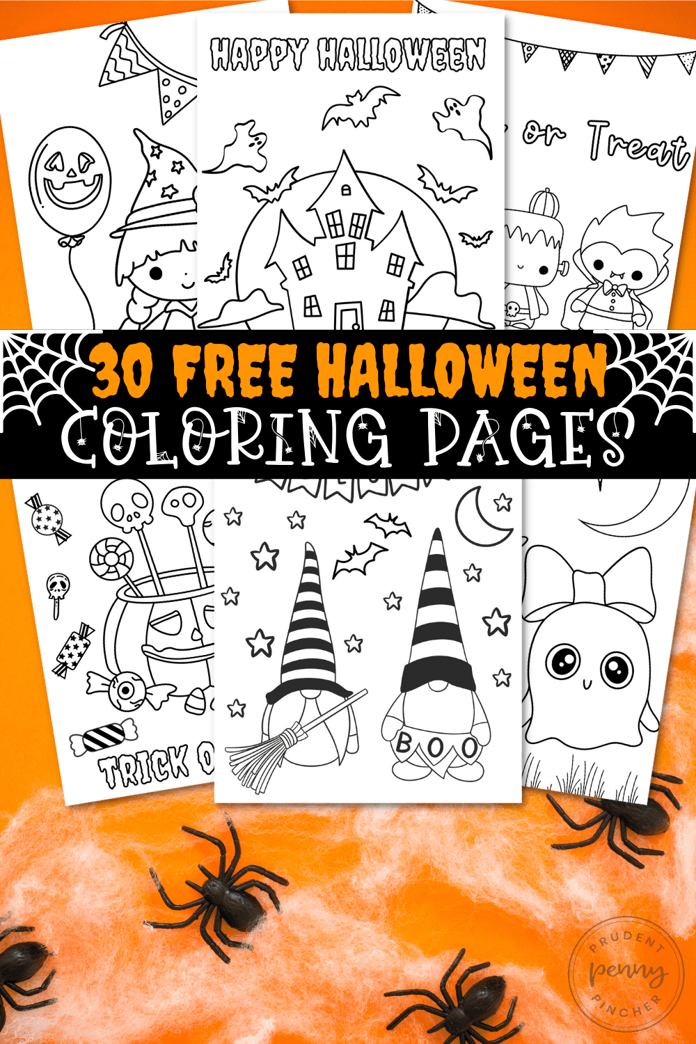 Free halloween coloring pages for kids and adults