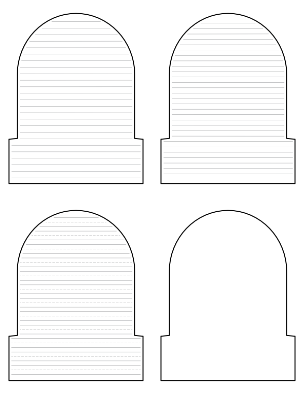 Free printable tombstone