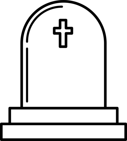 Tombstone coloring page free printable coloring pages