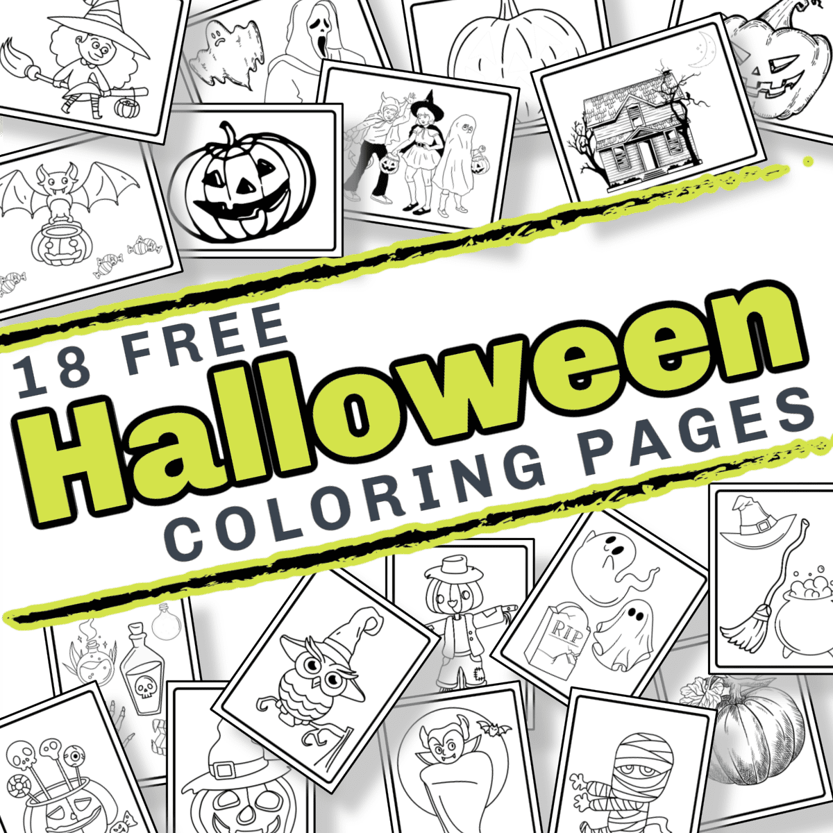 Halloween coloring pages free