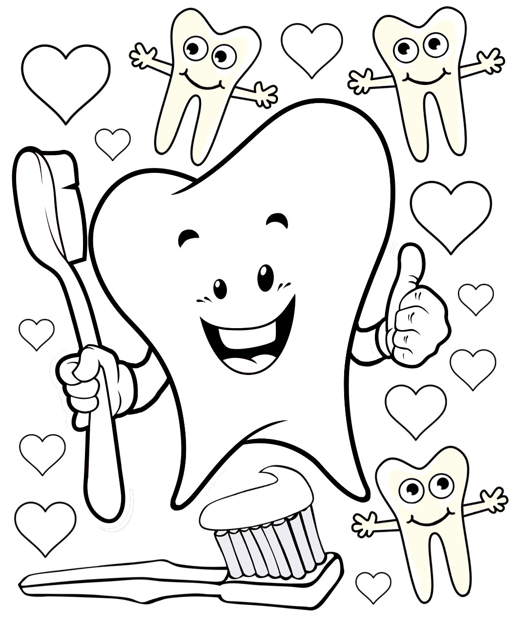 Louring page love your teeth rooftop post printables