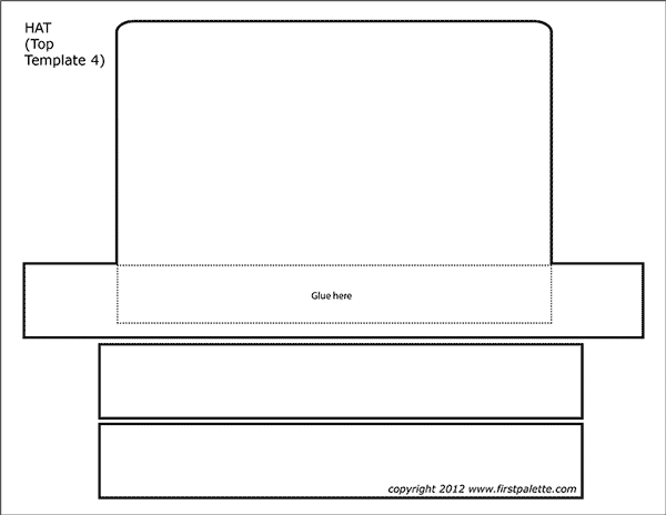 Paper hat templates free printable templates coloring pages