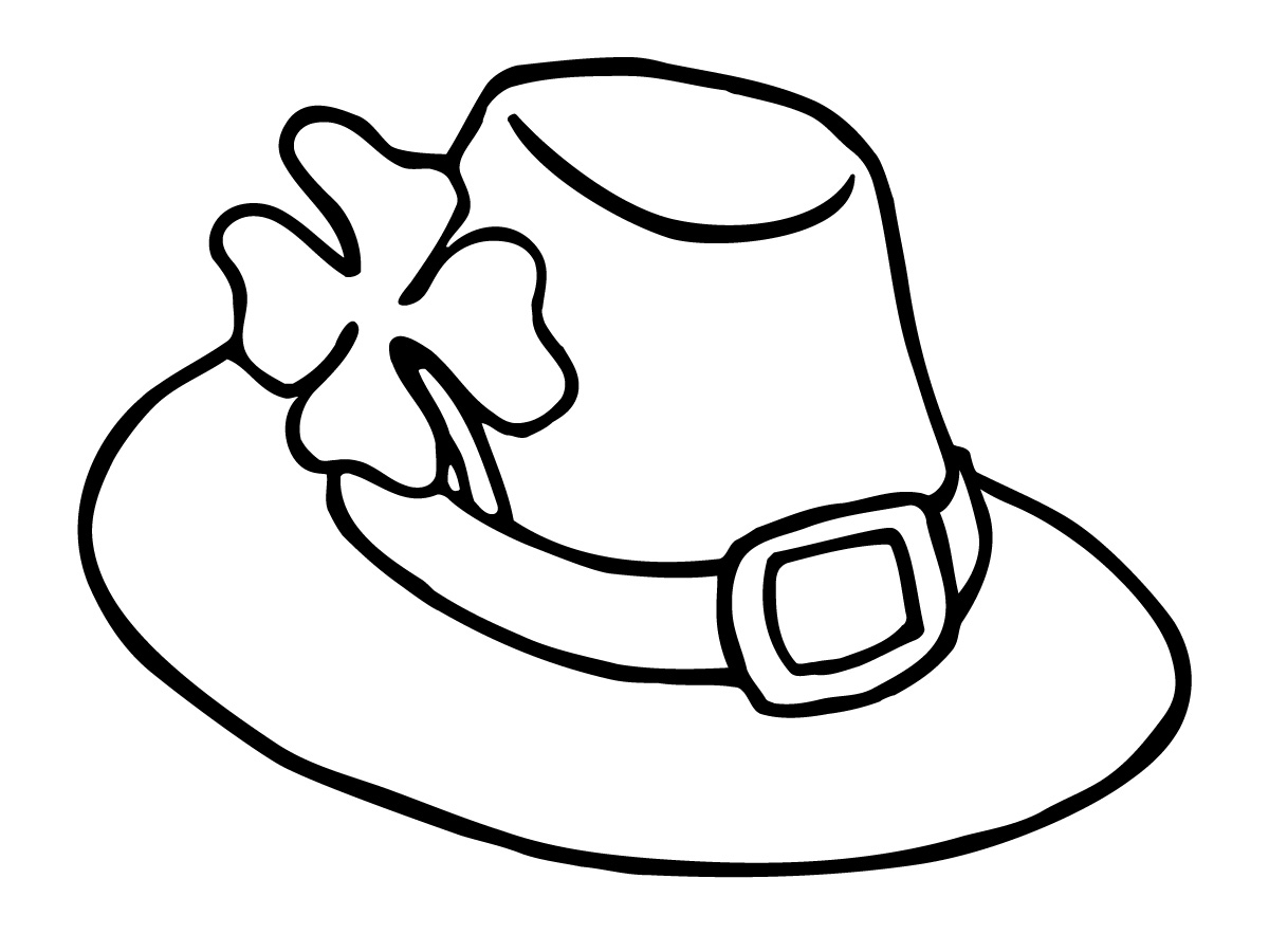 Hat coloring pages