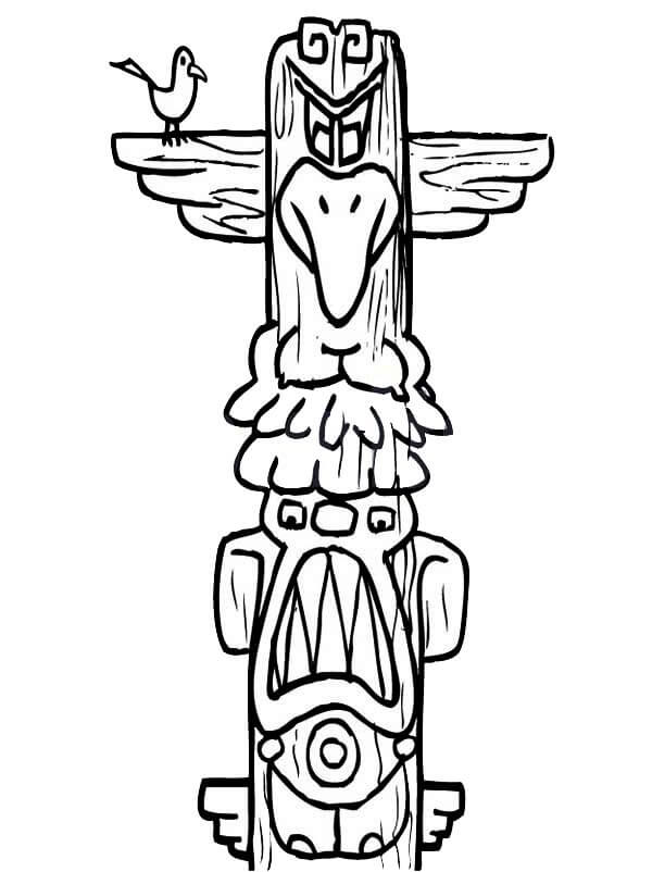 Totem pole fãrbung seite