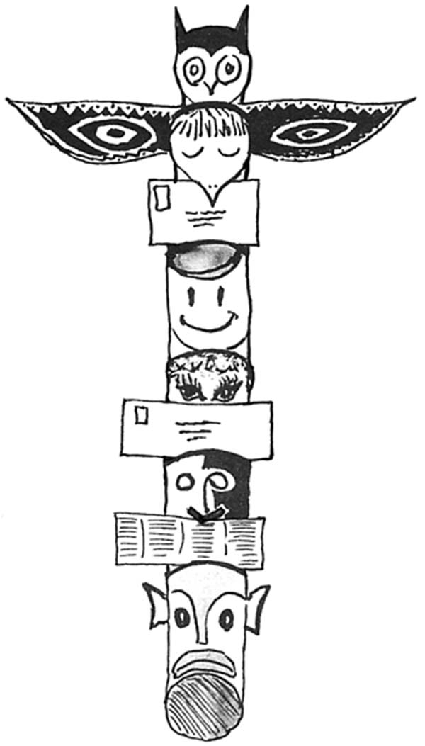 Totem pole coloring pages to print