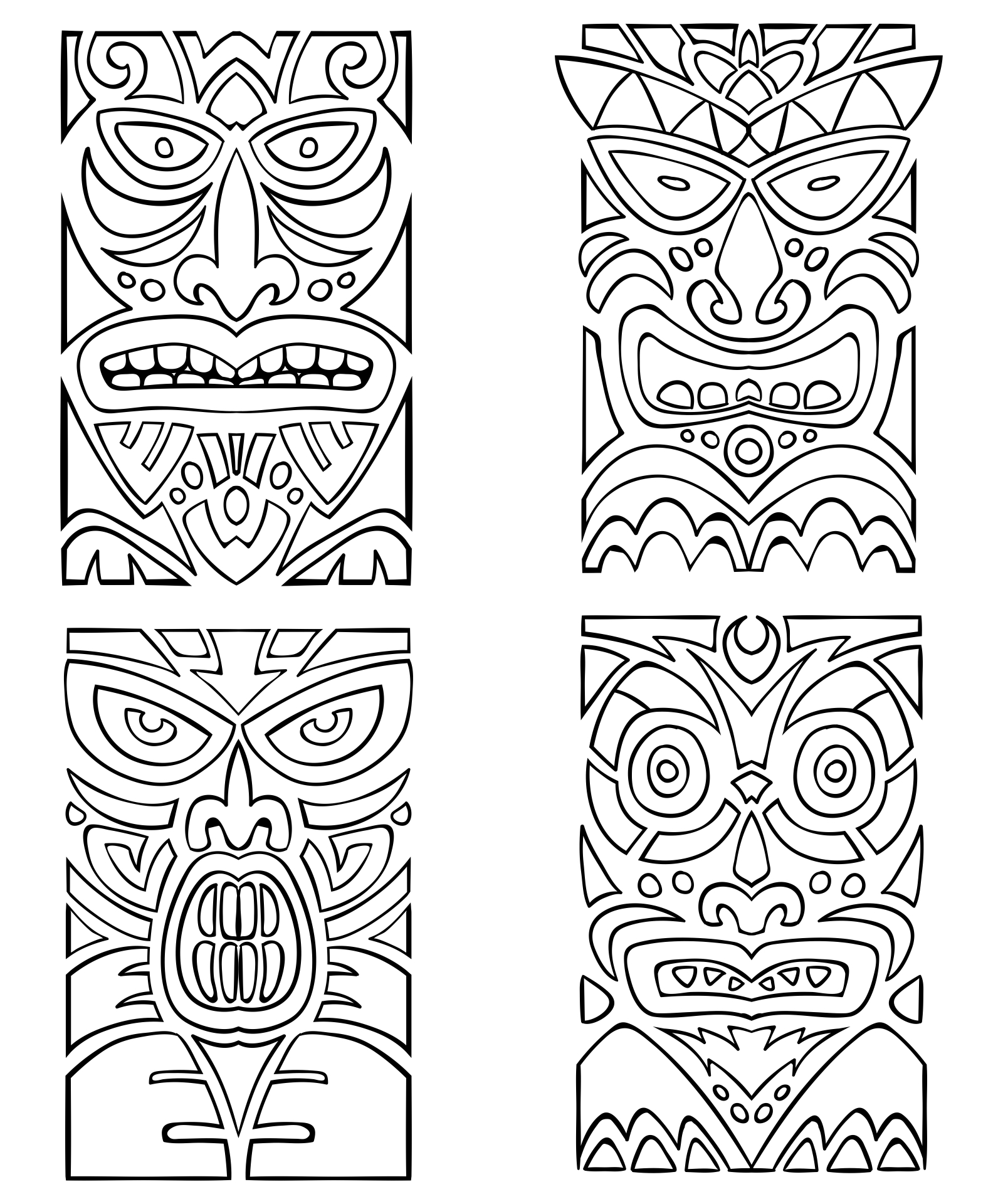 Best printable totem pole templates pdf for free at