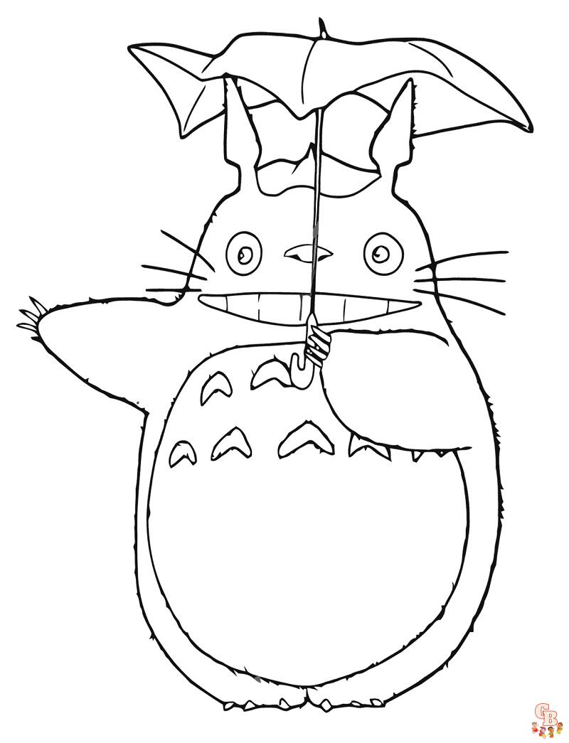 Totoro coloring pages