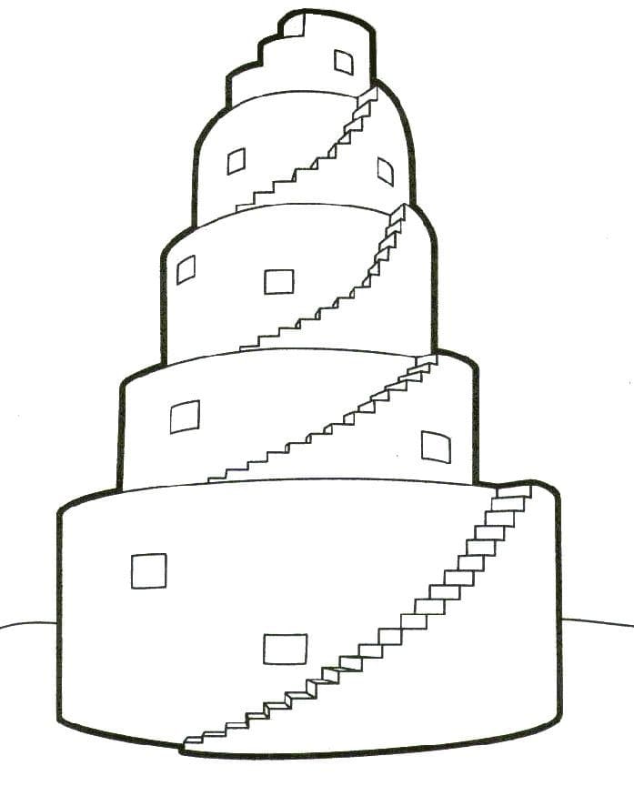 Tower of babel coloring pages