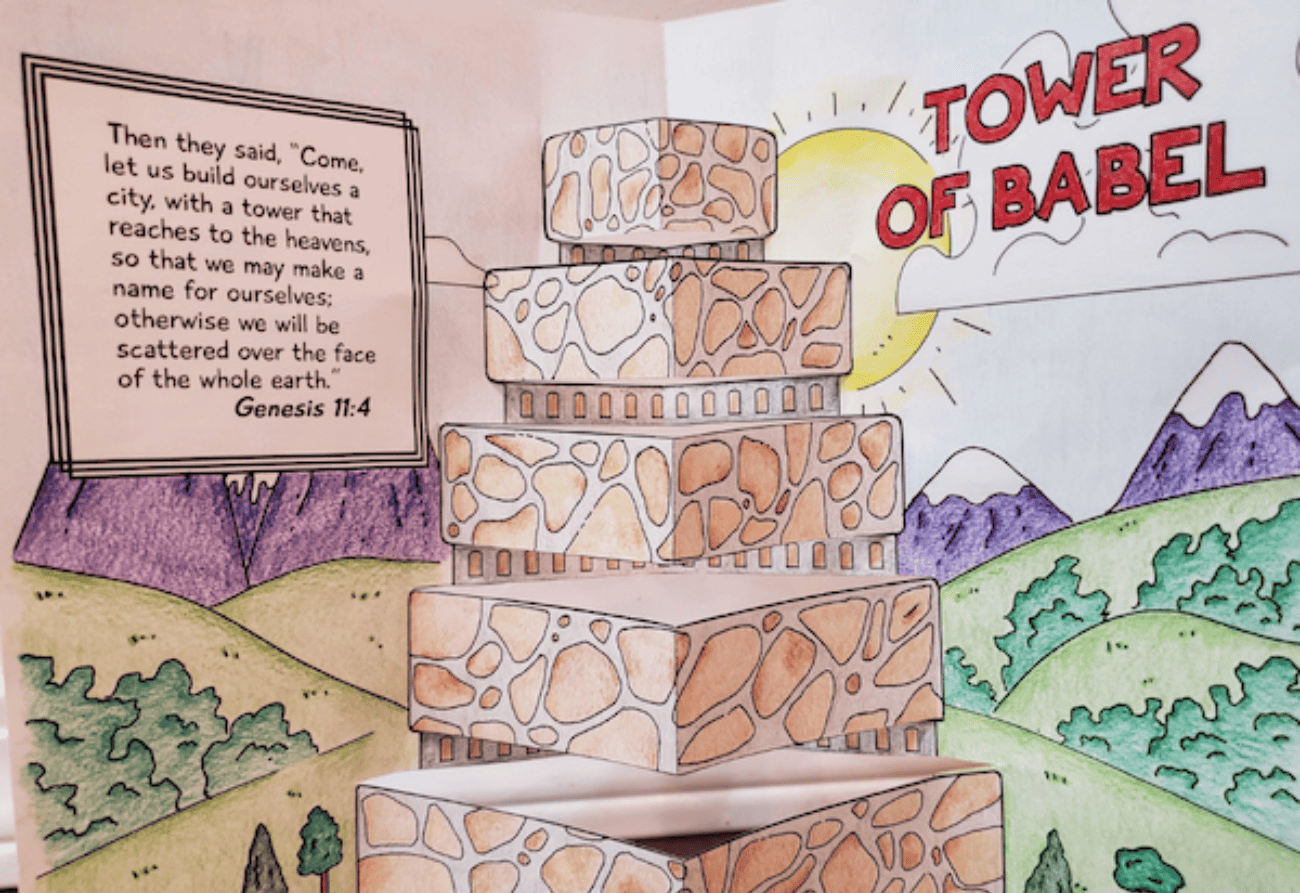 Terrific tower of babel activities