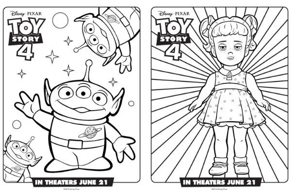 Toy story coloring sheets â sugar spice and glitter