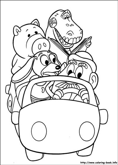 Updated toy story coloring pages