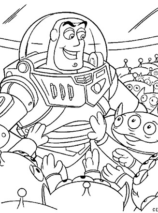 Toy story coloring page