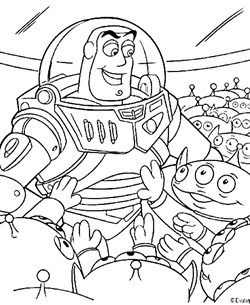 Toy story coloring pages