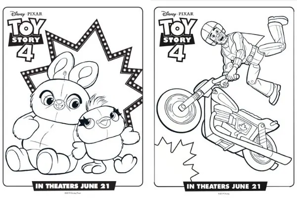 Toy story coloring sheets â sugar spice and glitter