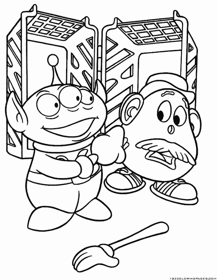 Toy story coloring pages