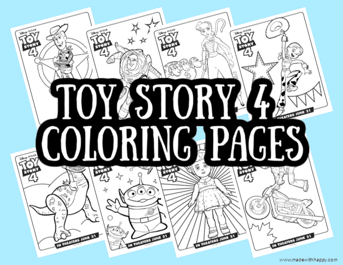 Free printable toy story coloring pages for kids