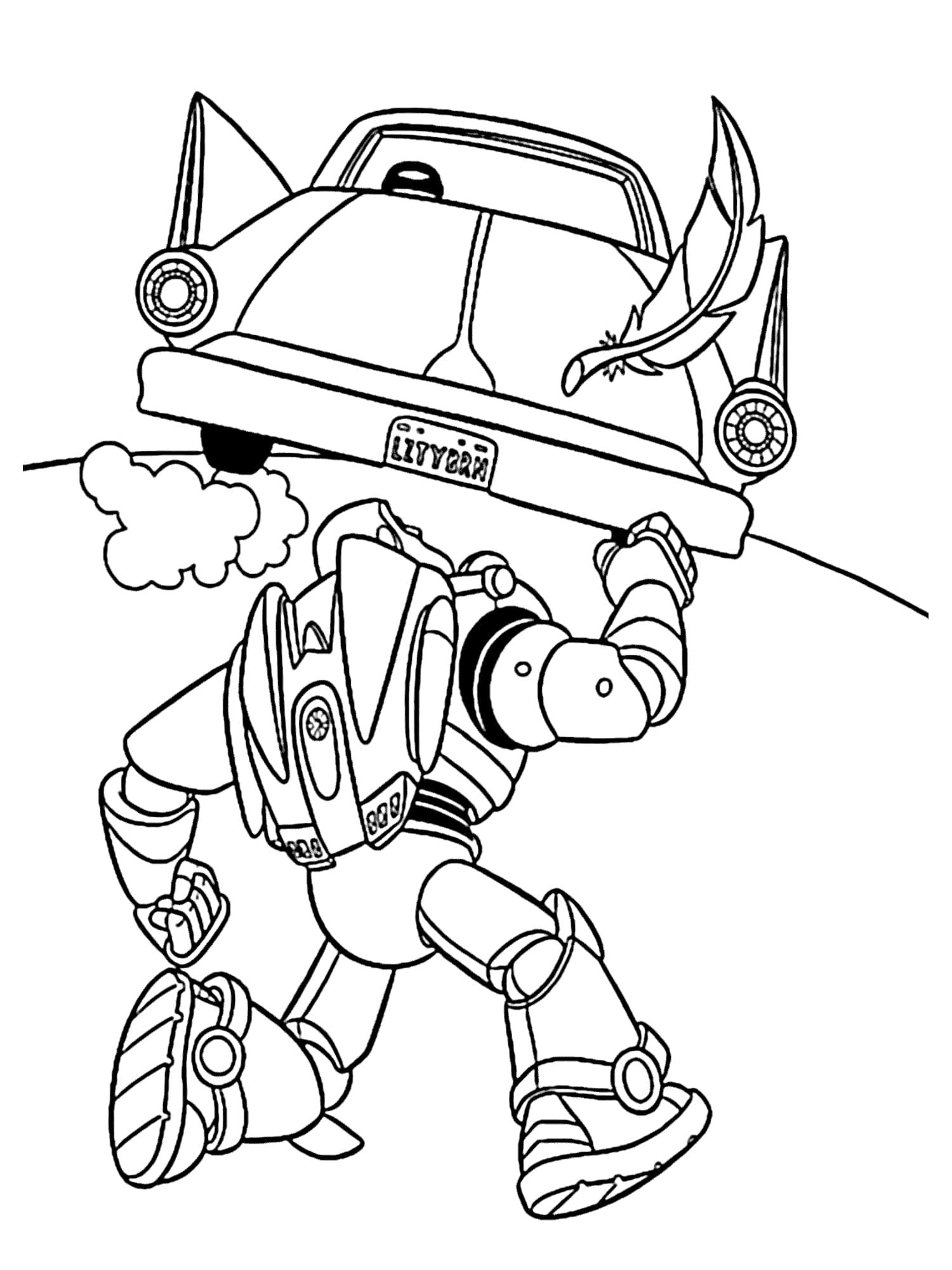 Free printable toy story coloring page