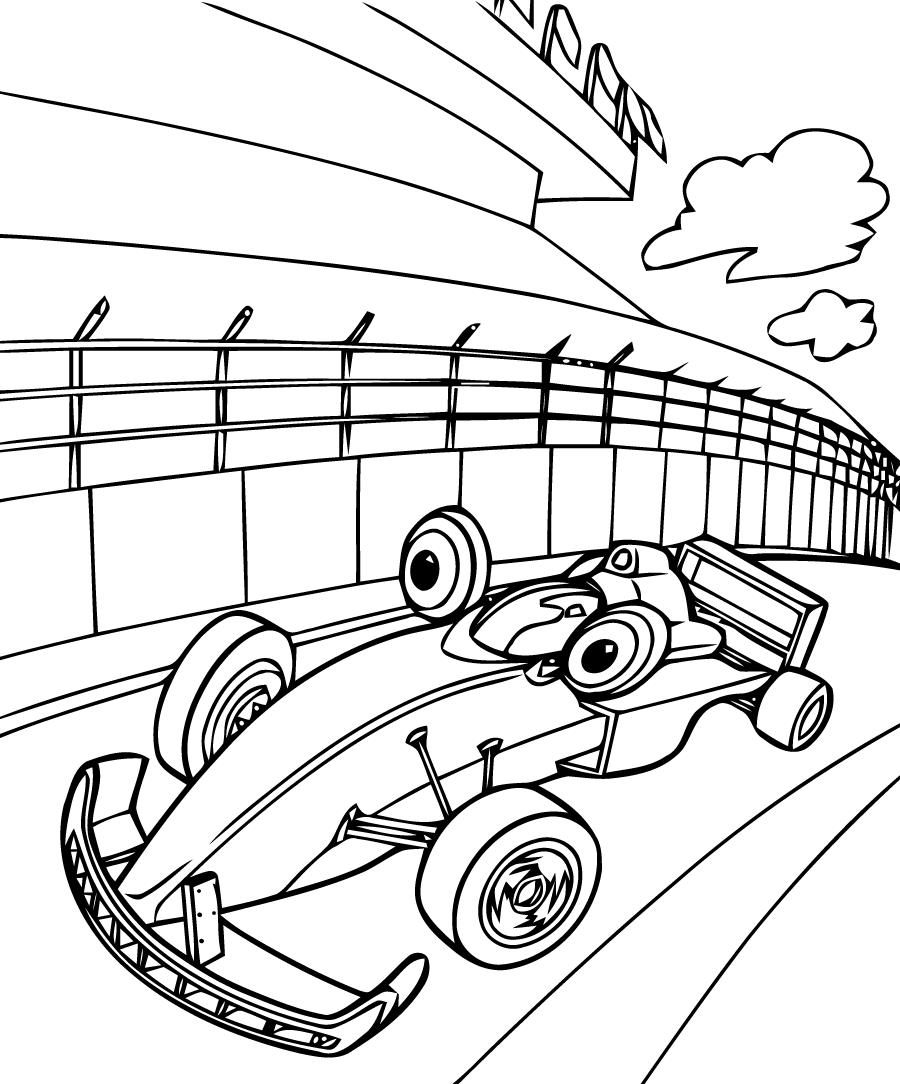 Free cars coloring pages to color