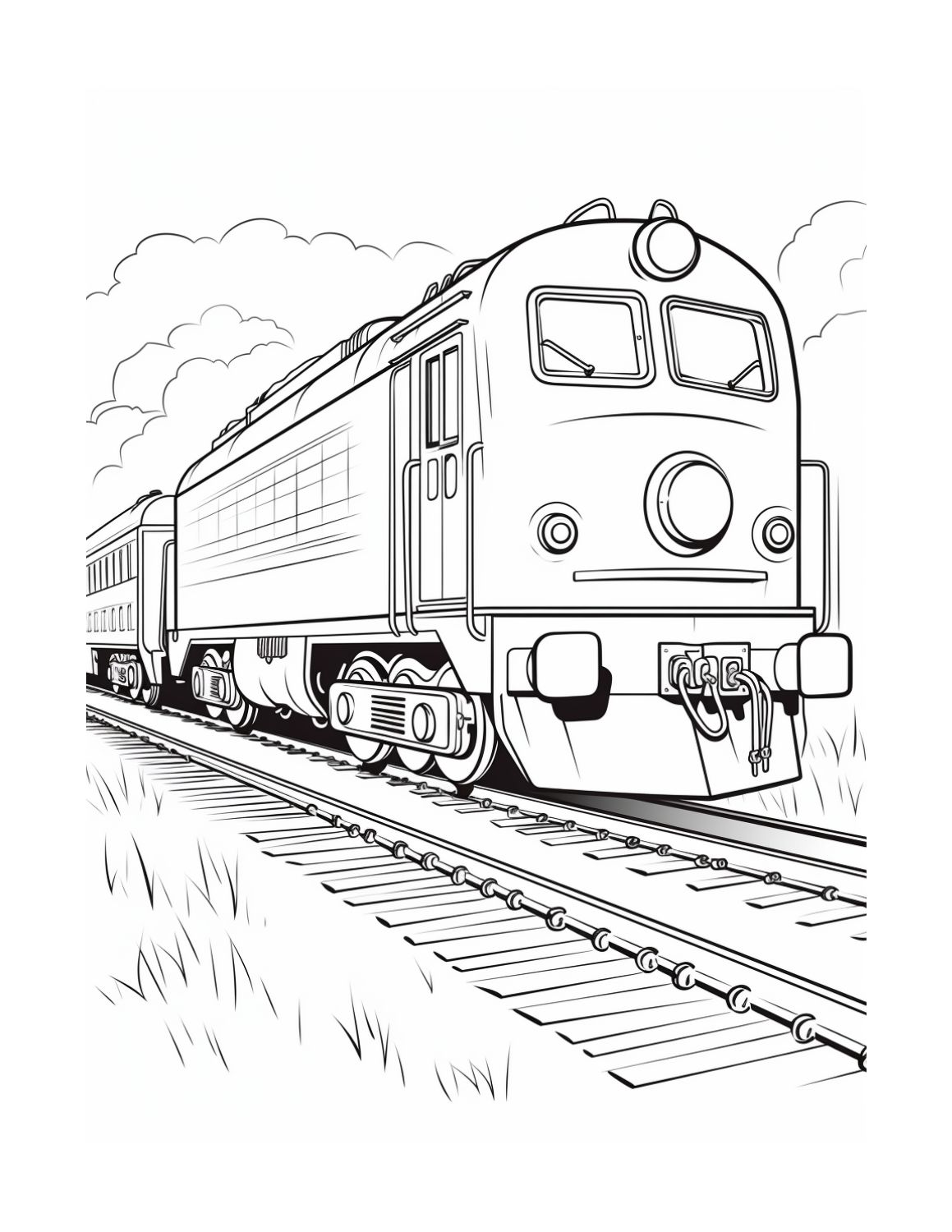 Free printable train coloring pages with pdf download skip to my lou