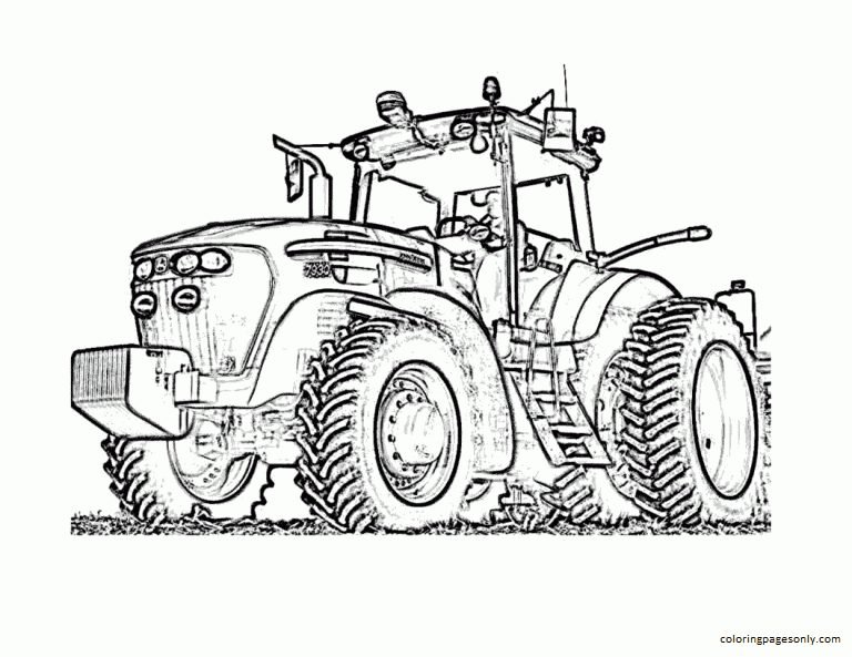 Tractor coloring pages printable for free download