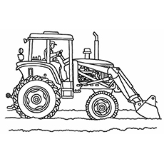 Top free printable tractor coloring pages online