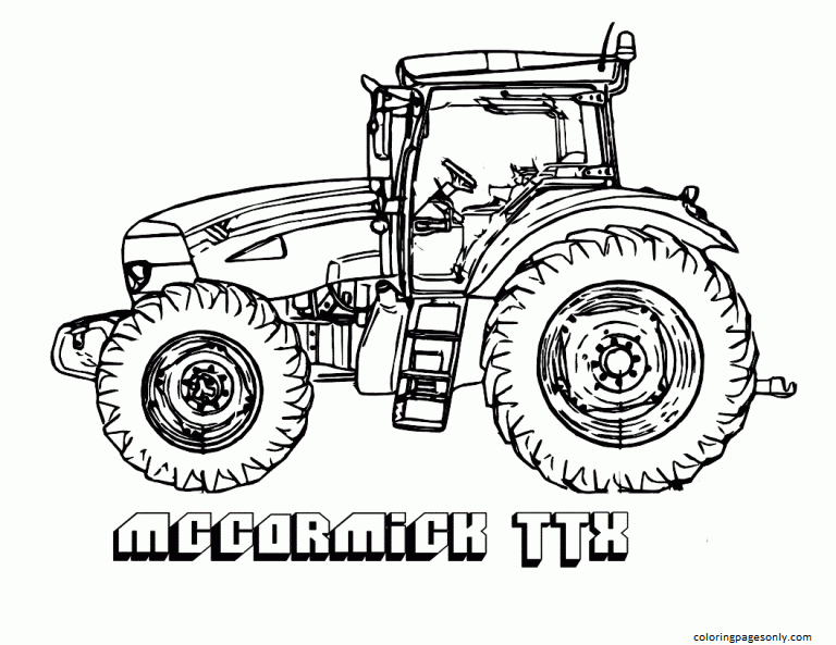 Tractor coloring pages printable for free download