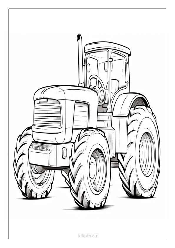 Tractor coloring pages free printable coloring sheets for kids