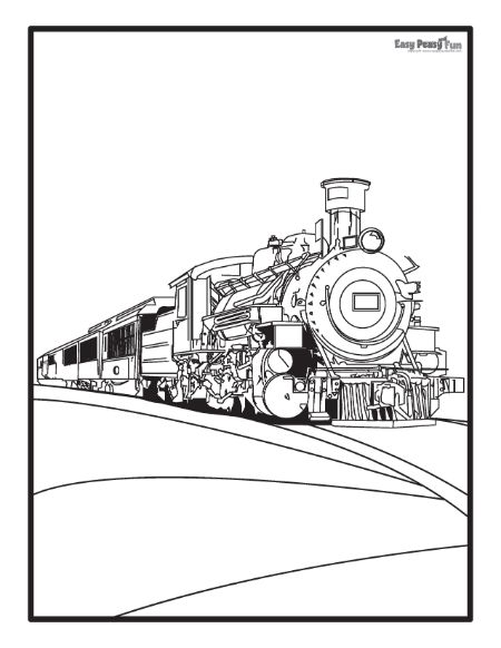 Printable train coloring pages â sheets to color