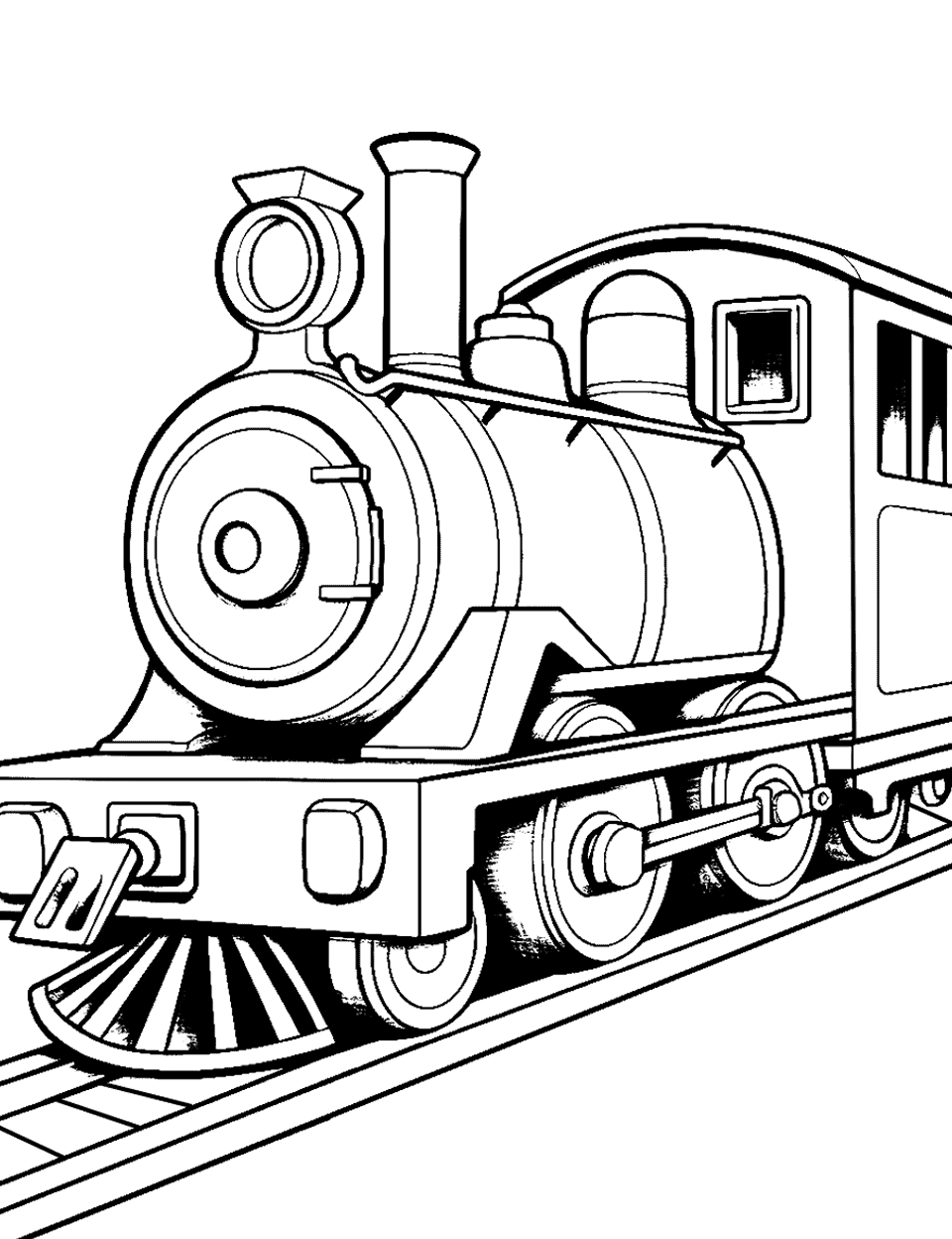 Train coloring pages free printable sheets