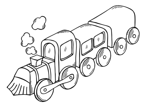 Train coloring page free printable coloring pages