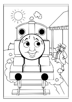 Thomas the train coloring adventures printable coloring pages delight