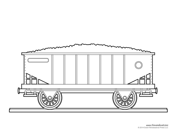 Printable train template free train craft for a train birthday party â tims printables