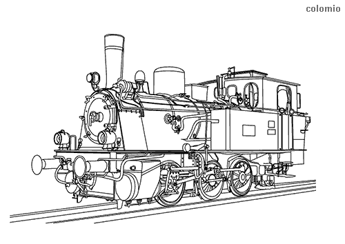 Trains coloring pages free printable train coloring sheets